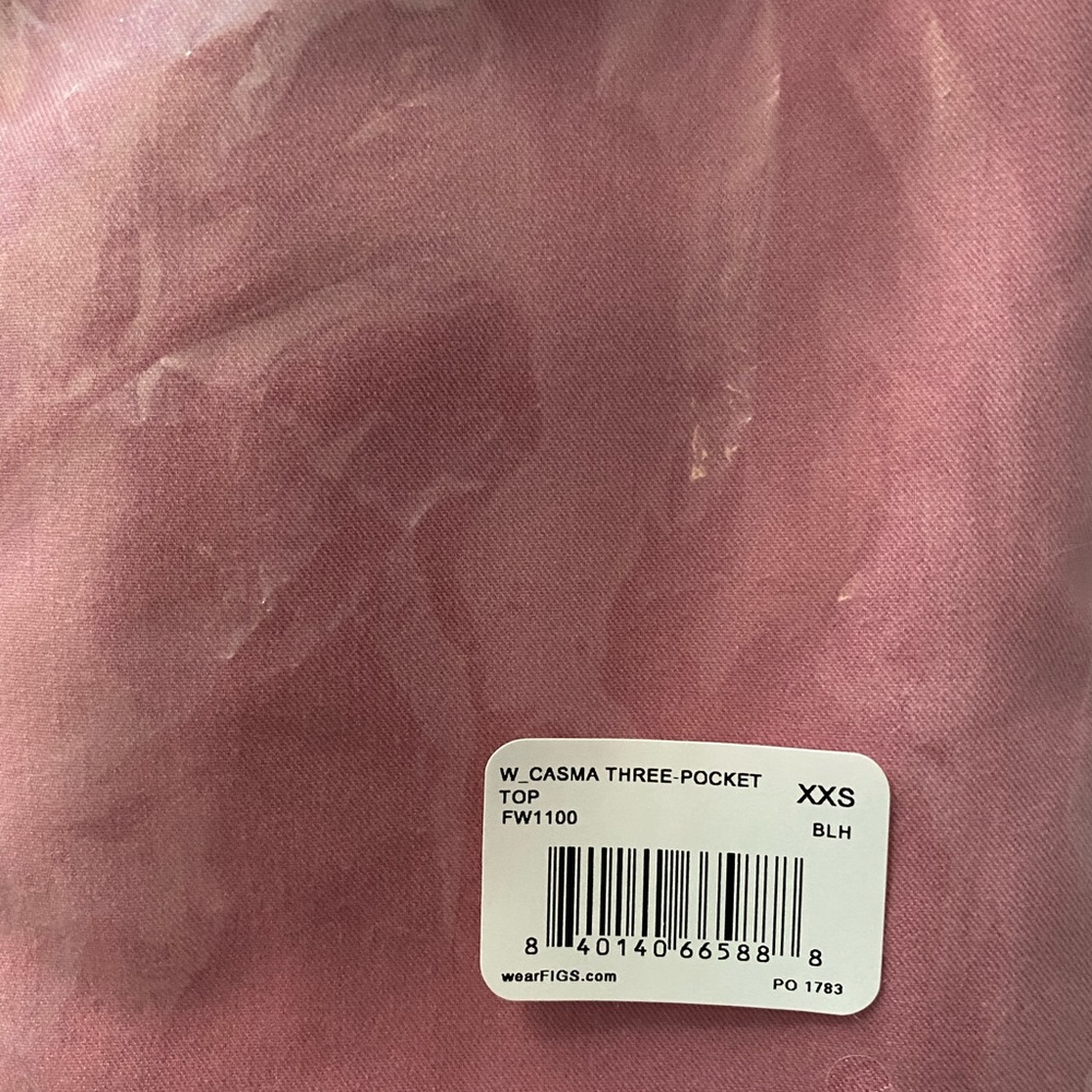 BNIB! FIGS chalk pink XXS casma + yola scrub set - Picture 3 of 5